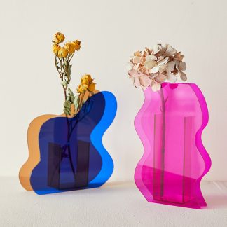 Bunte Acryl Vase  1