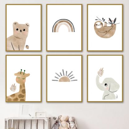 Tierische Kinderposter 1