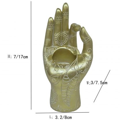 Kerzenhalter Hand 6