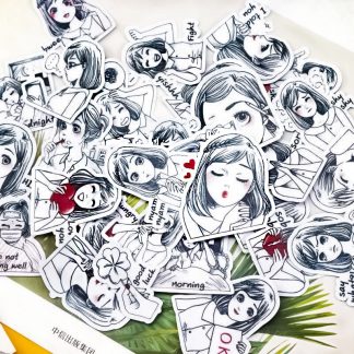 39 Sticker Mädchen 1