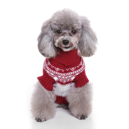 Pet Kleidung Hund Pullover Katze Kostüm Für Kleine Hunde Weihnachten Hirsch Kleidung Katze Pullover Hunde Mantel Halloween Warme Pet Knitte mantel 5