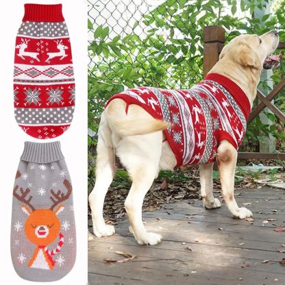 Hunde-Pullover Weihnachten 1