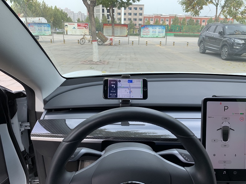 Für Tesla Model 3/Y Auto Handyhalterung Lenkrad Navigator