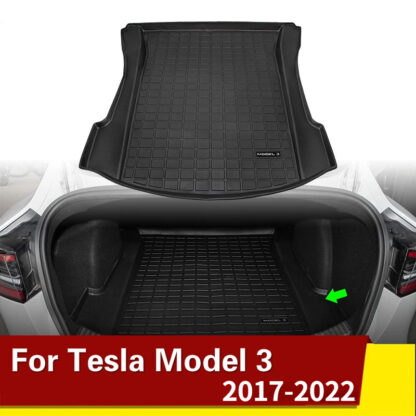 Solide und rutschfeste Heckkofferraummatte für Tesla 3 - Image 2