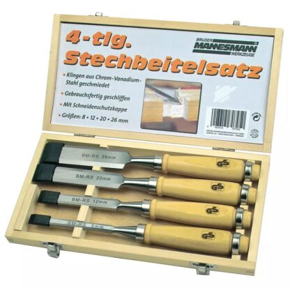 Brüder Mannesmann 4-tlg. Stechbeitelsatz 66104 - Image 2