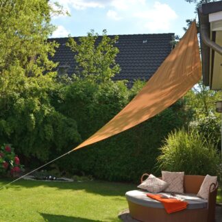 HI Sonnensegel Dreieckig 3,6 x 3,6 x 3,6 m Beige