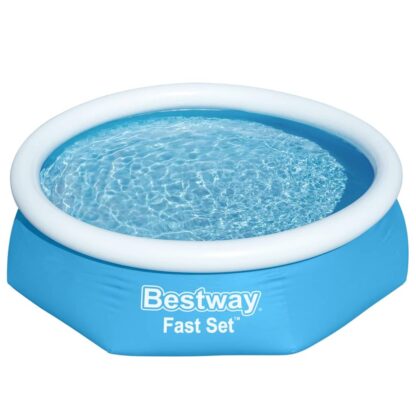 Bestway Fast Set Aufblasbarer Swimmingpool Rund 244x66 cm - Image 3