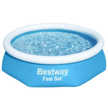 Bestway Fast Set Aufblasbarer Swimmingpool Rund 244x66 cm - Image 4