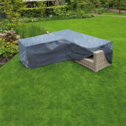 Nature Gartenmöbel-Abdeckung für L-förmige Longers 250x90x90 cm - Image 2