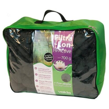 Velda Teich-Filtermaterial Filtra-Lon HI-Active 700 g Schwarz - Image 2