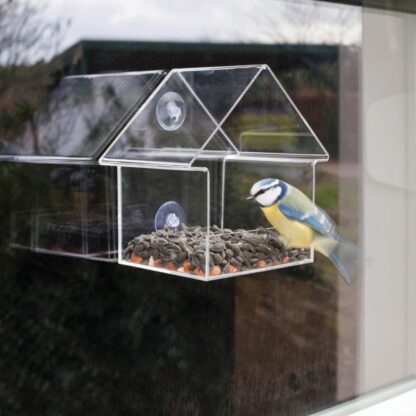 Esschert Design Vogelfutterhaus Acryl 15x10x15,3 cm FB370 - Image 3