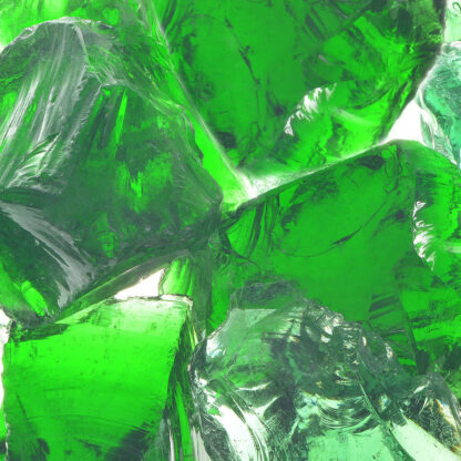 Gabionensteine aus Glas Grün 60-120 mm 25 kg - Image 2
