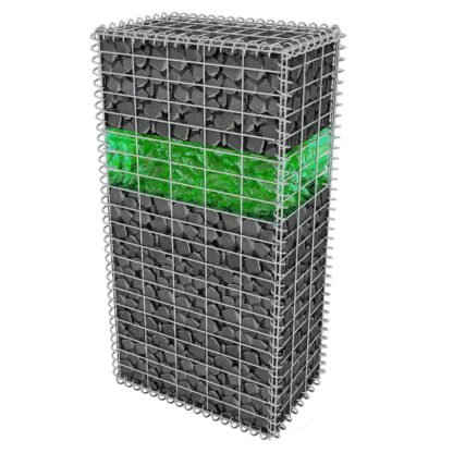 Gabionensteine aus Glas Grün 60-120 mm 25 kg - Image 3
