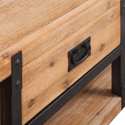 TV-Schrank Massivholz Akazie 140x40x45 cm - Image 4