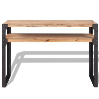 Konsolentisch Akazienholz Massiv 120x40x85 cm - Image 2