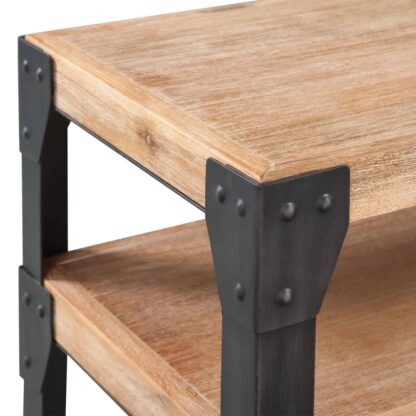 Konsolentisch Akazienholz Massiv 120x40x85 cm - Image 4