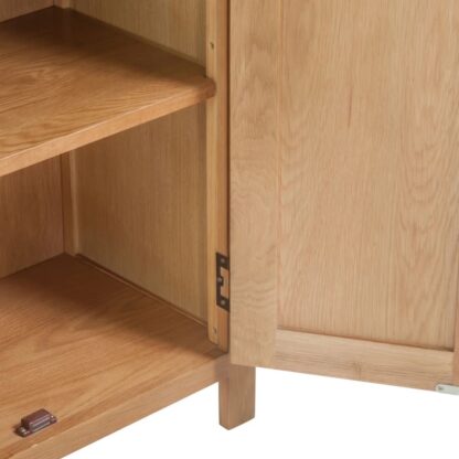 Sideboard 70x35x75 cm Massivholz Eiche - Image 5