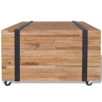 Beistelltisch Teak 60x60x38 cm - Image 2
