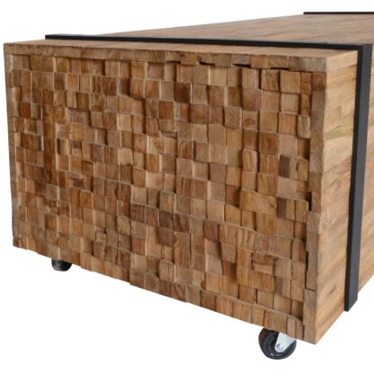 Beistelltisch Teak 60x60x38 cm - Image 3