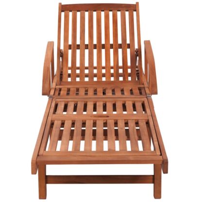Sonnenliegen 2 Stk. mit Tisch Akazie Massivholz - Image 2