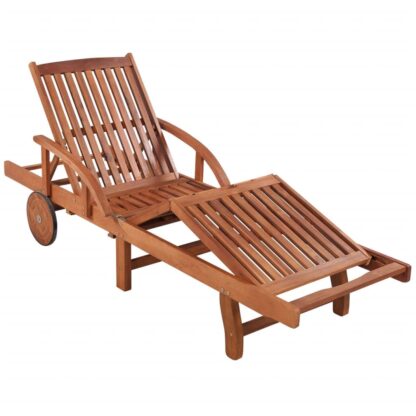 Sonnenliegen 2 Stk. mit Tisch Akazie Massivholz - Image 4