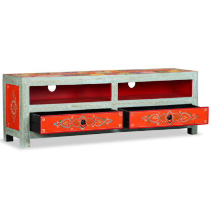 TV-Schrank Mangoholz Massiv Handbemalt - Image 2