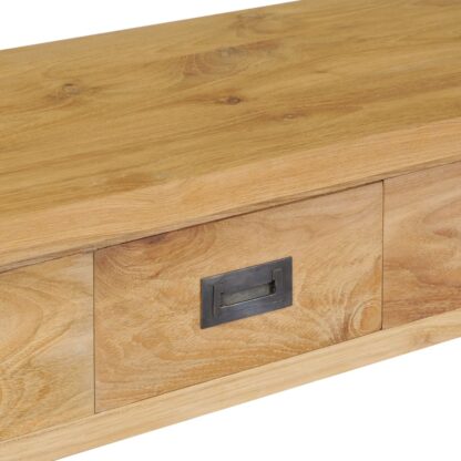 Konsolentisch Massivholz Teak 90×30×80 cm - Image 5