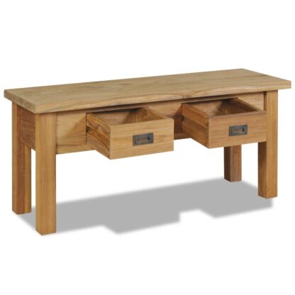 Flurbank Teak Massiv 90 x 30 x 40 cm - Image 3
