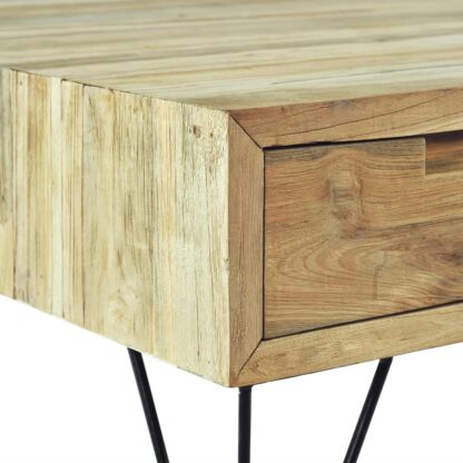 TV-Schrank 120 x 35 x 35 cm Teak Massiv - Image 8