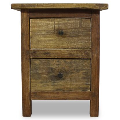 Nachttisch Altholz Massiv 40 x 30 x 51 cm - Image 3