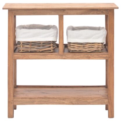Konsolentisch Altholz Massiv 69 x 28 x 70 cm - Image 2