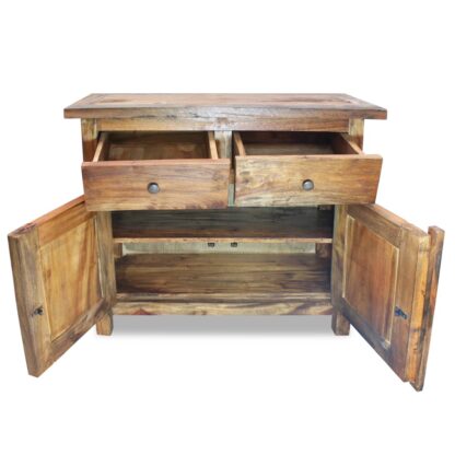 Sideboard Altholz Massiv 75x30x65 cm - Image 2