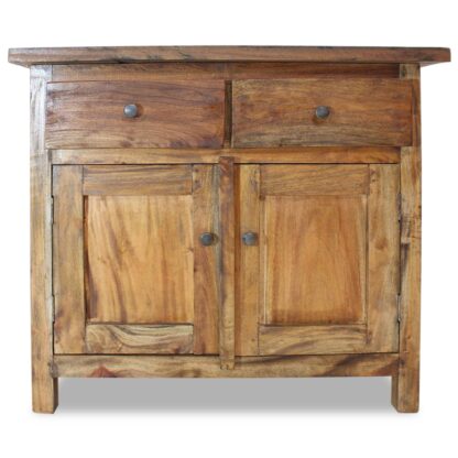 Sideboard Altholz Massiv 75x30x65 cm - Image 4