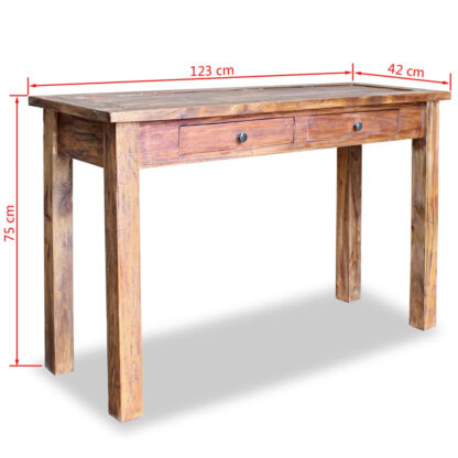 Konsolentisch Altholz Massiv 123 x 42 x 75 cm - Image 5