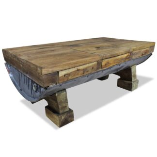 Couchtisch Altholz Massiv 90 x 50 x 35 cm