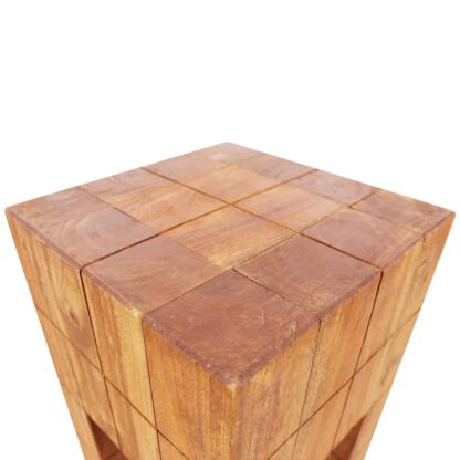 Sitzhocker Massives Mahagoniholz - Image 3