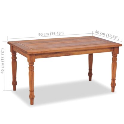 4-tlg. Garten-Lounge-Set mit Auflagen Massivholz Teak - Image 9