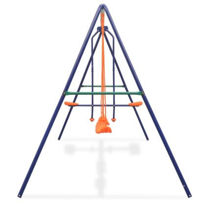 Schaukelset mit 4 Sitzen Orange - Image 3