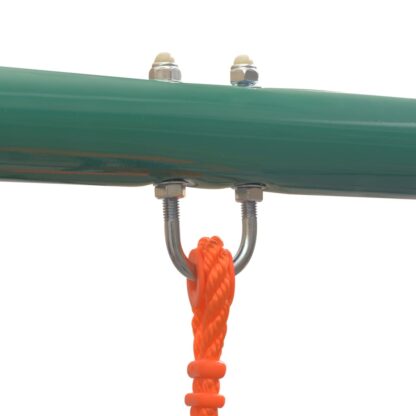 Schaukelset mit 4 Sitzen Orange - Image 4