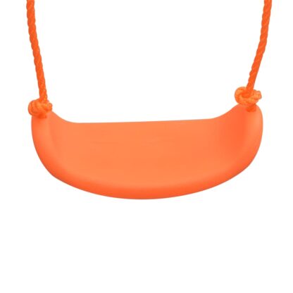 Schaukelset mit Rutsche und 3 Sitzen Orange - Image 4
