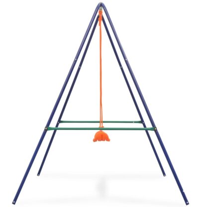 2-in-1 Einzelschaukel und Kleinkinderschaukel Orange - Image 4