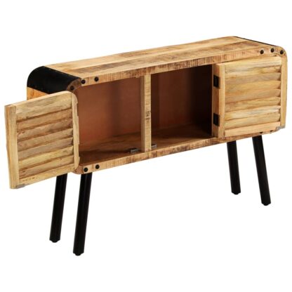 Sideboard Massivholz Mango 120x30x76 cm - Image 6