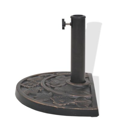 Sonnenschirmständer Harz Halbrund Bronze 9 kg - Image 4