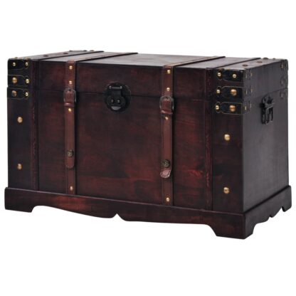 Vintage Schatztruhe Holz 66 x 38 x 40 cm - Image 2