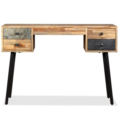 Schreibtisch Wiederverwertetes Teak Massivholz 110 × 50 × 76 cm - Image 3