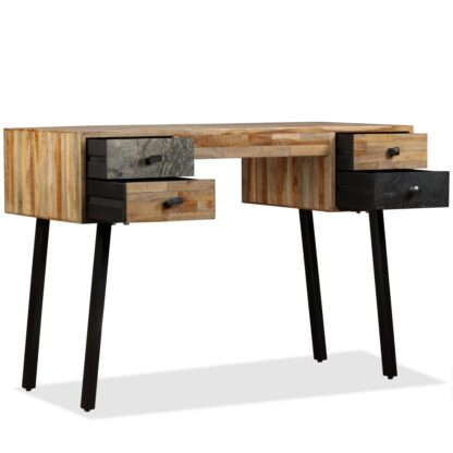 Schreibtisch Wiederverwertetes Teak Massivholz 110 × 50 × 76 cm - Image 5