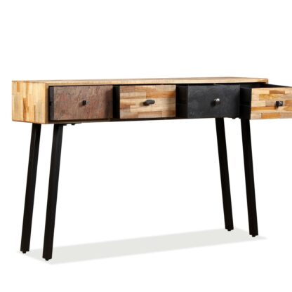 Konsolentisch Recyceltes Teak Massiv 120 x 30 x 76 cm - Image 5
