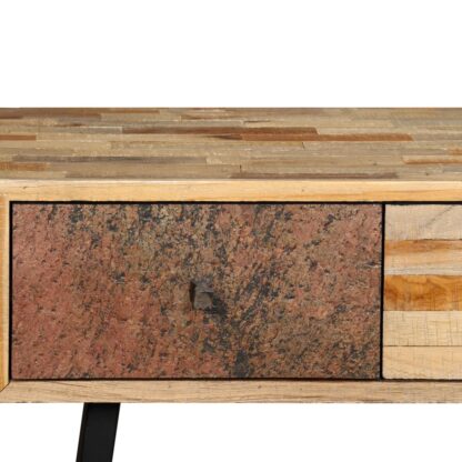 Konsolentisch Recyceltes Teak Massiv 120 x 30 x 76 cm - Image 6
