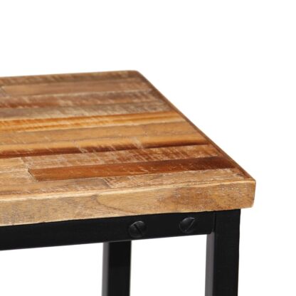 Konsolentisch Recyceltes Massivholz Teak 90 x 30 x 76 cm - Image 9