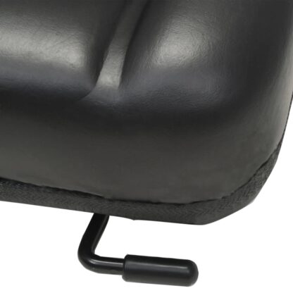 Gabelstapler- und Traktorsitz Verstellbare Rückenlehne Schwarz - Image 5